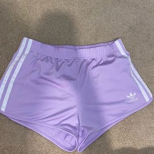 Purple Adidas Shorts